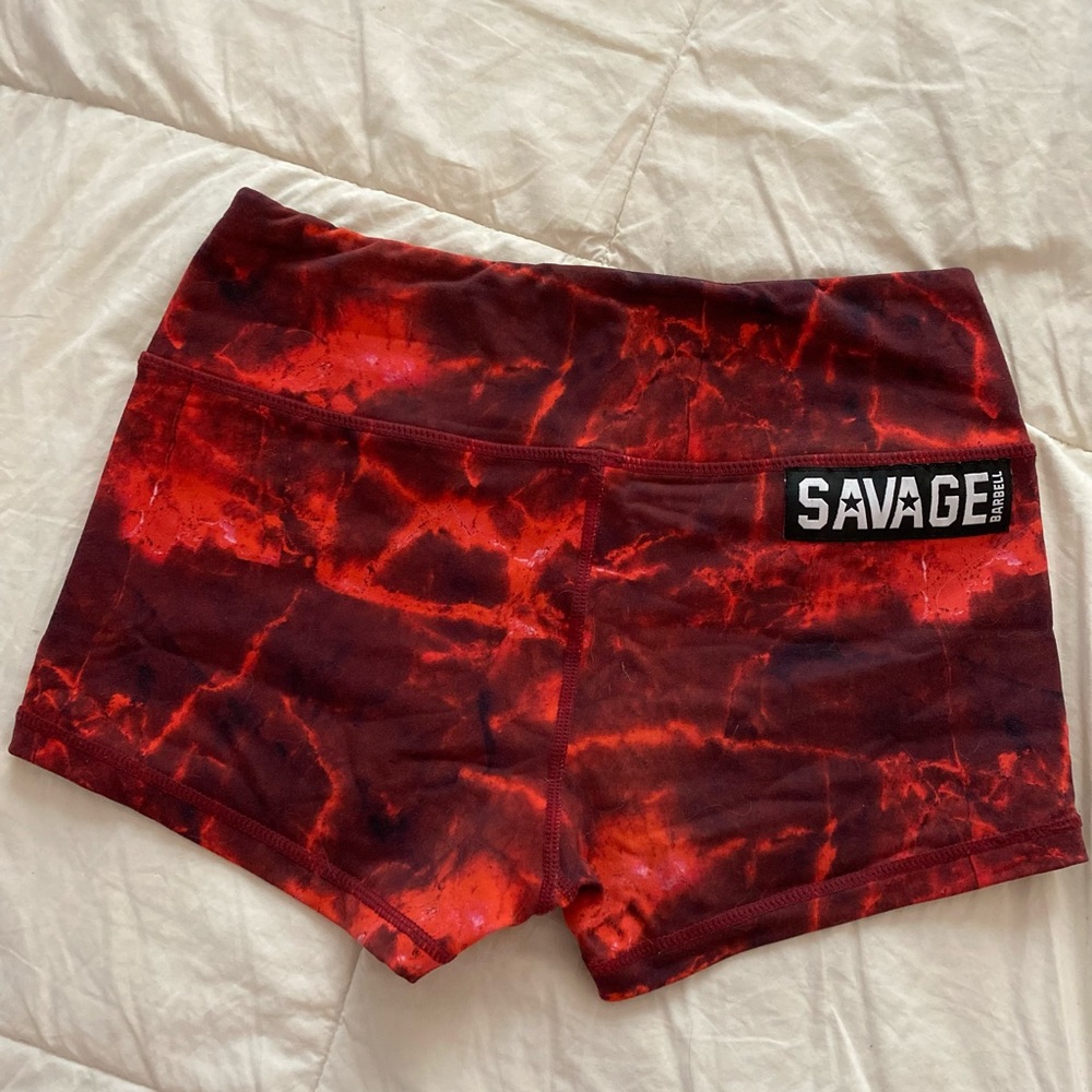 Savage Barbell Lava Shorts
